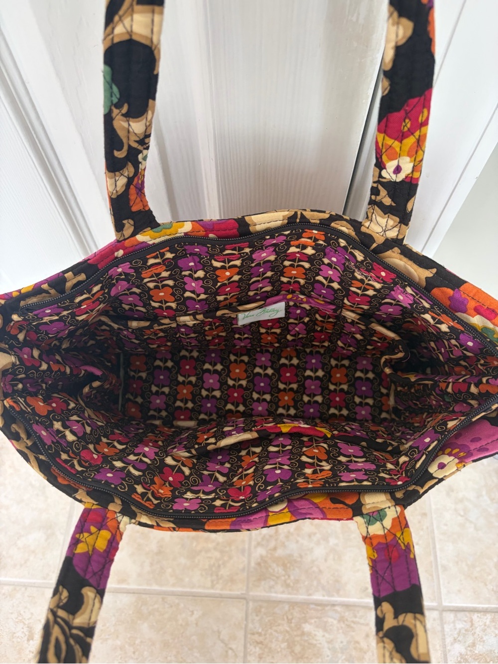 Vera Bradley Floral Tote - Picture 4 of 6
